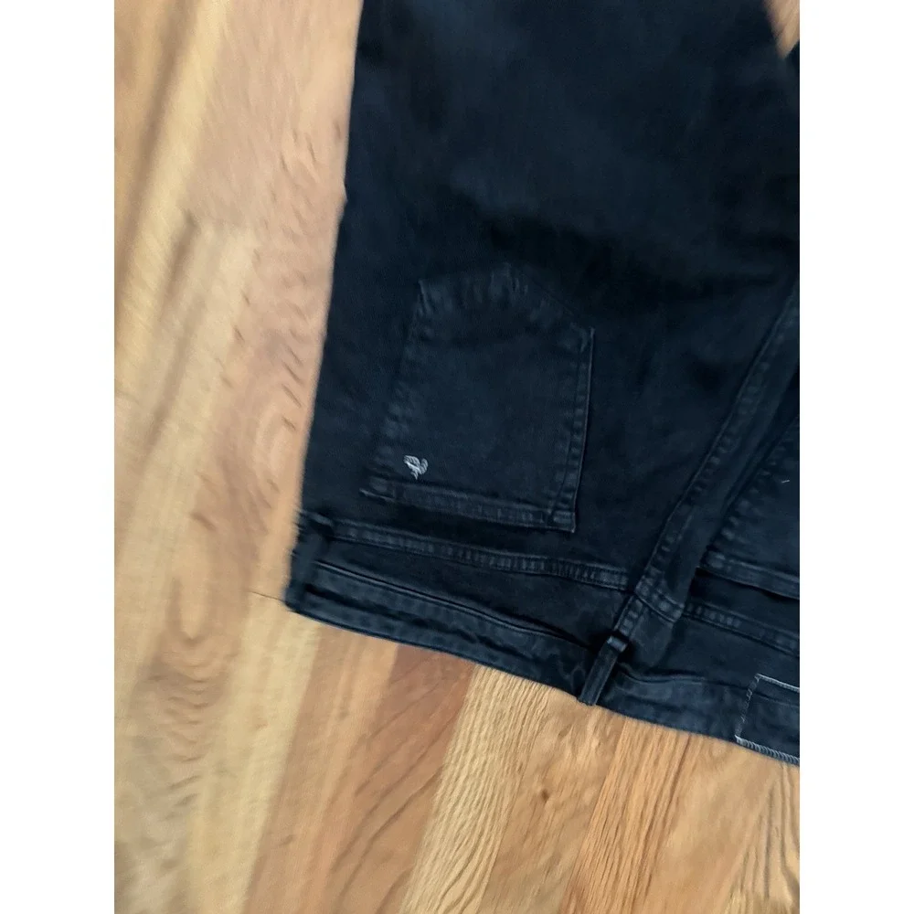 RAG & BONE NY Men Fit 2 Slim Archer Faded Black Jean Slim Stretch Denim Men 32